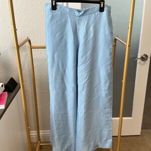 Athleta size L calm cool wide leg pants